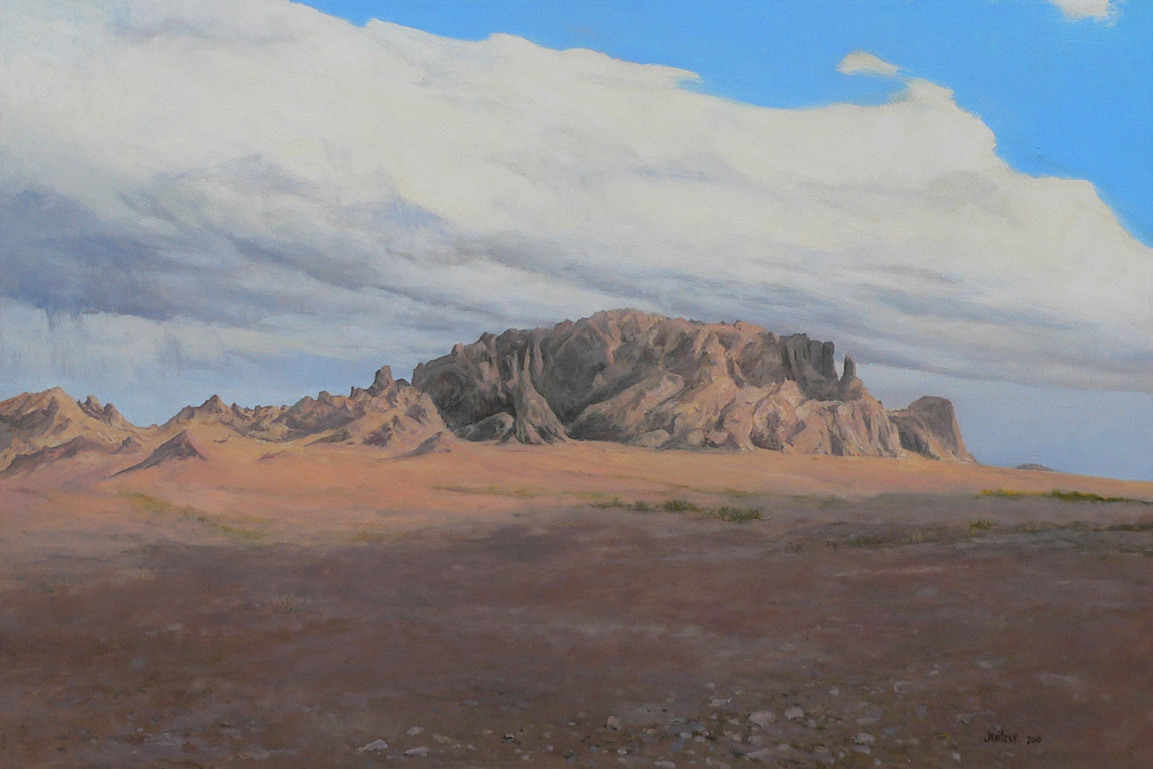 Approaching Kofa Mountains