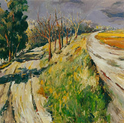 Putah Creek Levee, High Road - Low Road.