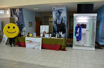 GE Tech Swim Championship Sponsor Table