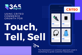 Using Criteo Commerce Growth for Touch, Tell, Sell