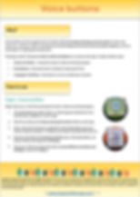 Voice buttons - supporting materials