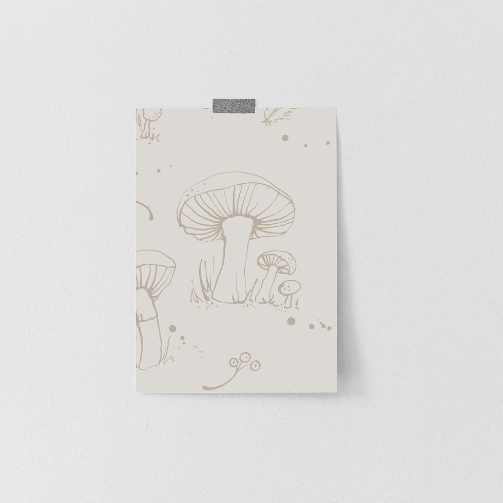 Thumbnail: Sample of Woodland Creatures - Linen