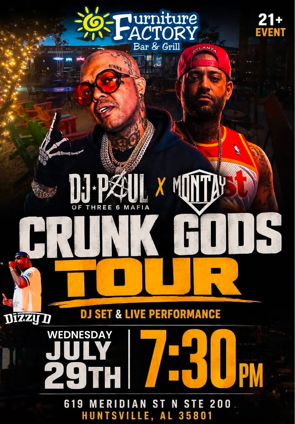 Crunk Gods tour poster