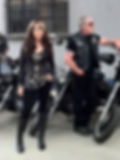 Katey Sagal and Ron Perlman as Gemma and Clay Morrow
