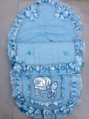 in Romany Frilly Cosytoes and Liner with Horse and Wagon Motif