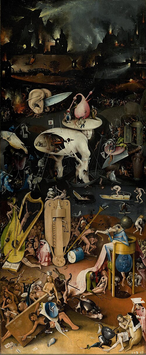 Hieronymus Bosch, The Garden of Earthly Delights - Hell (1490-1510)