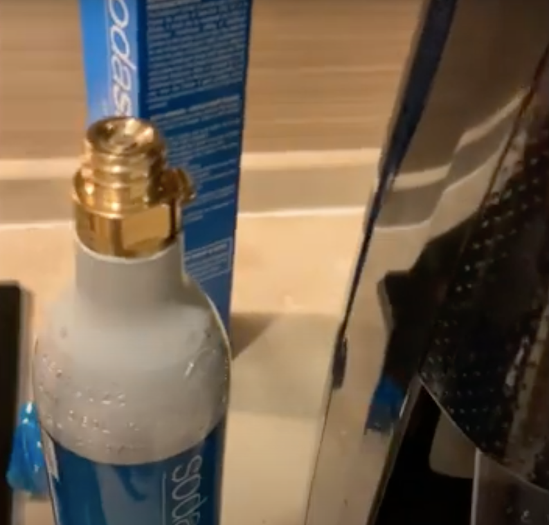 SODASTREAM How to Change Out a Soda Stream CO2 BottleDemonstration