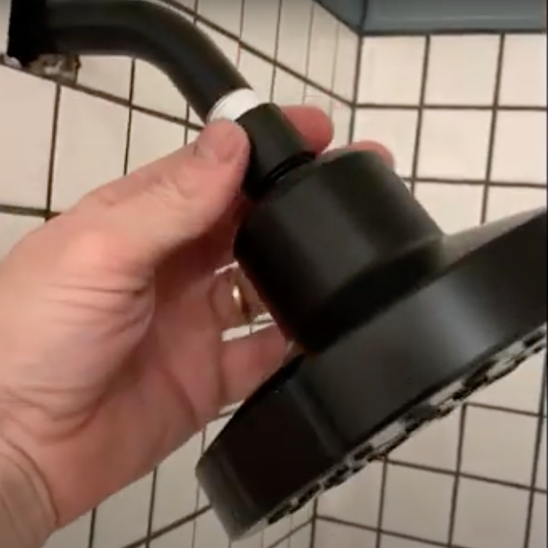 DIY Delta Showerhead Replacement H20 Power Drench from Lowe's
