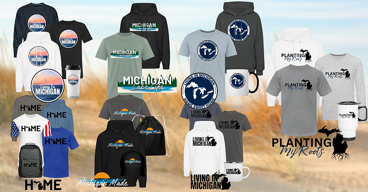 Living In Michigan apparel
