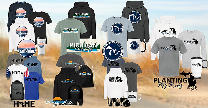 Living In Michigan apparel