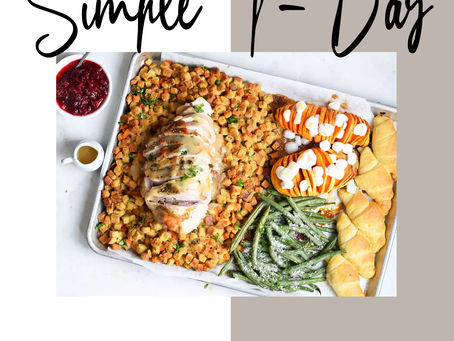 T-DAY KEEP IT SIMPLE: Sheet Pan Thanksgiving Dinner