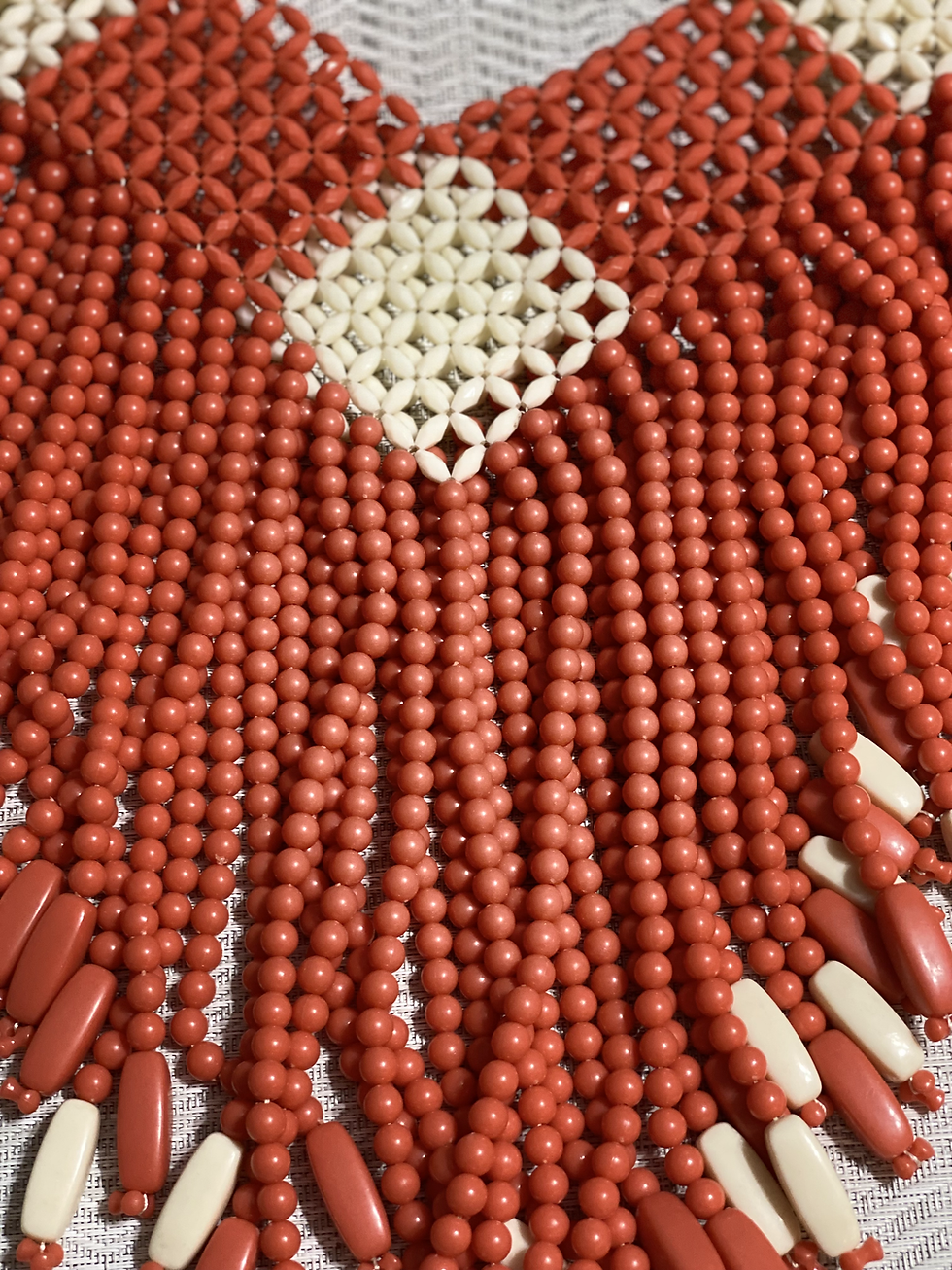 Thumbnail: Coral Chest Beads