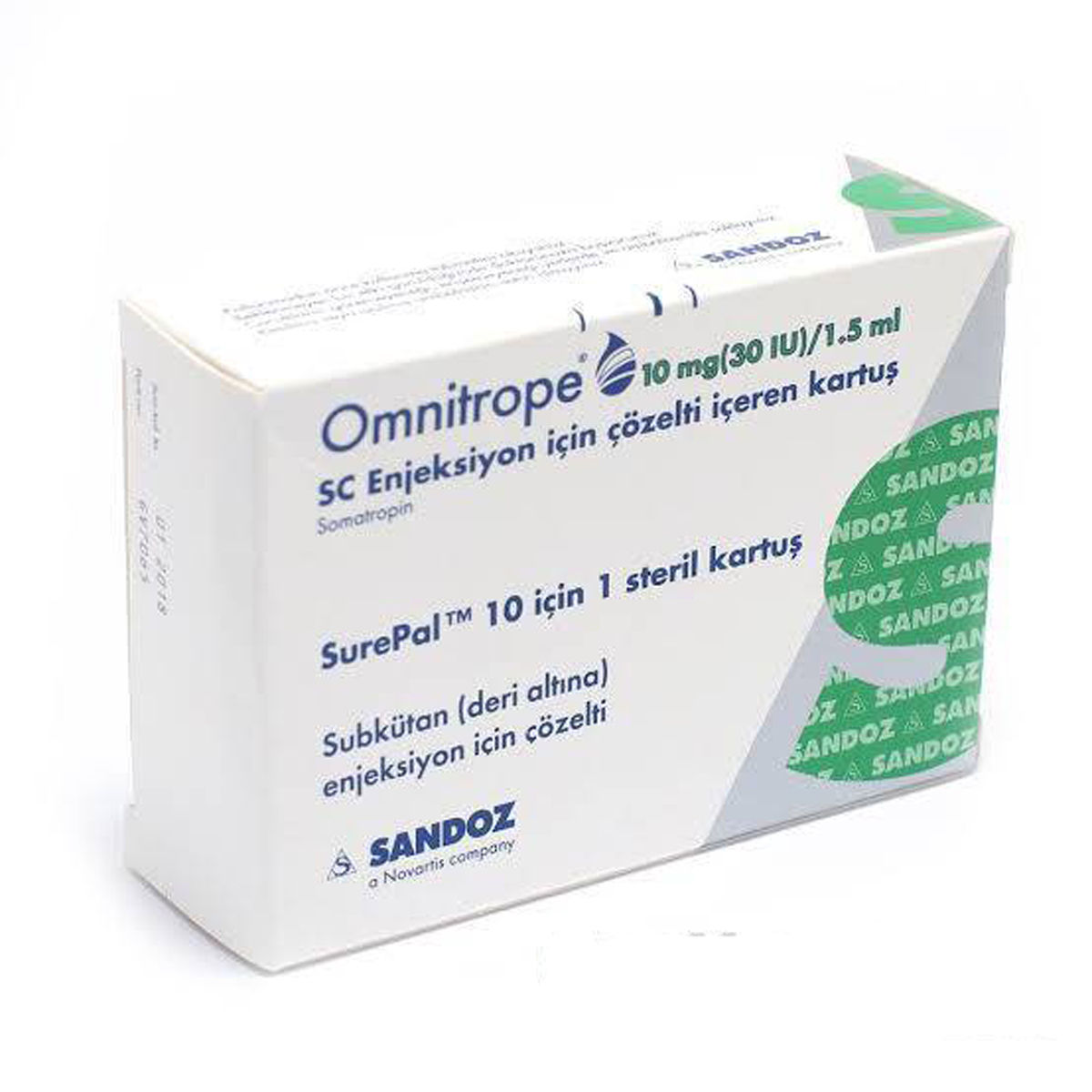 Omnitrope Sandoz HGH 10mg 30 IU SurePal
