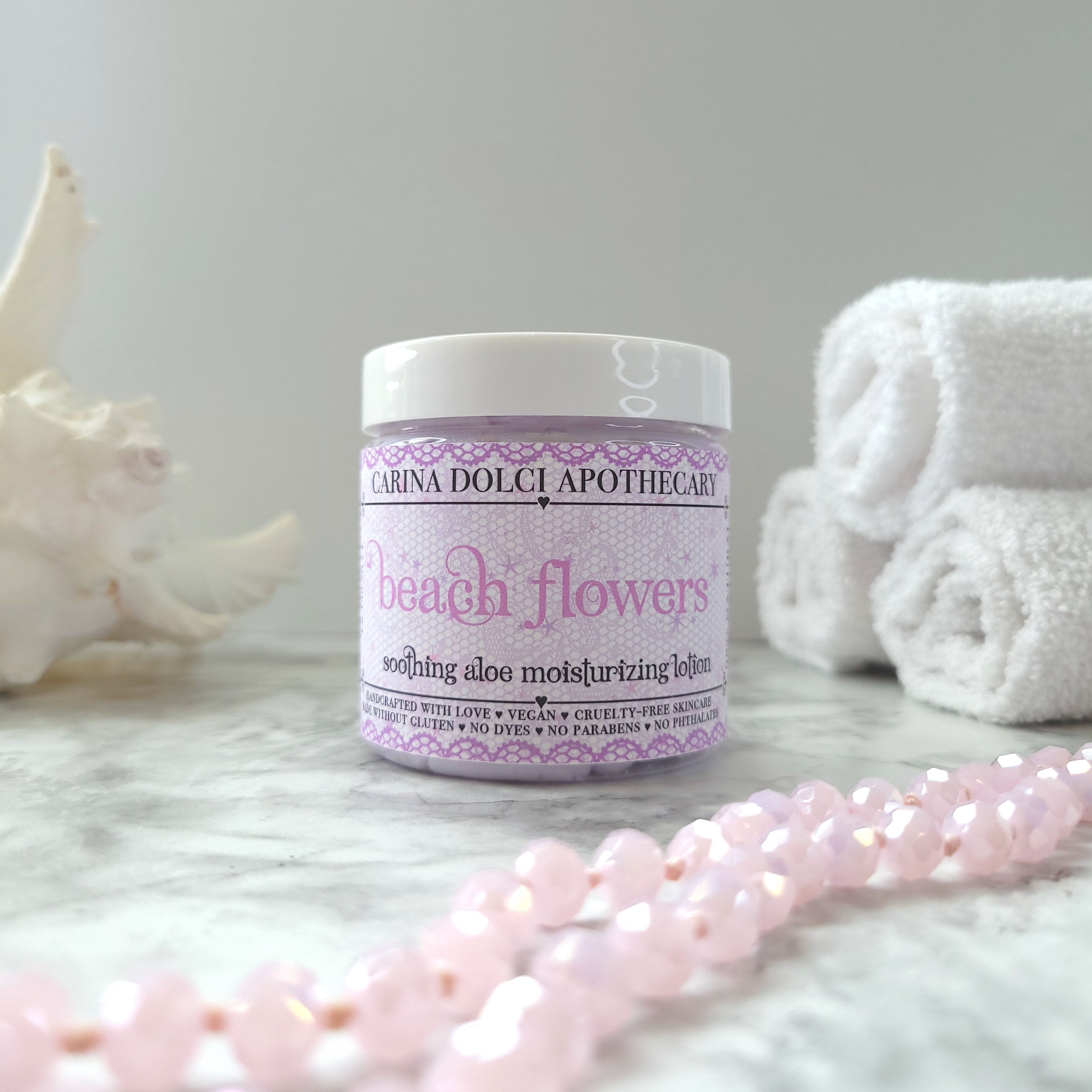 Beach Flowers | Aloe Radiance Hydrating Lotion | After-Sun Care