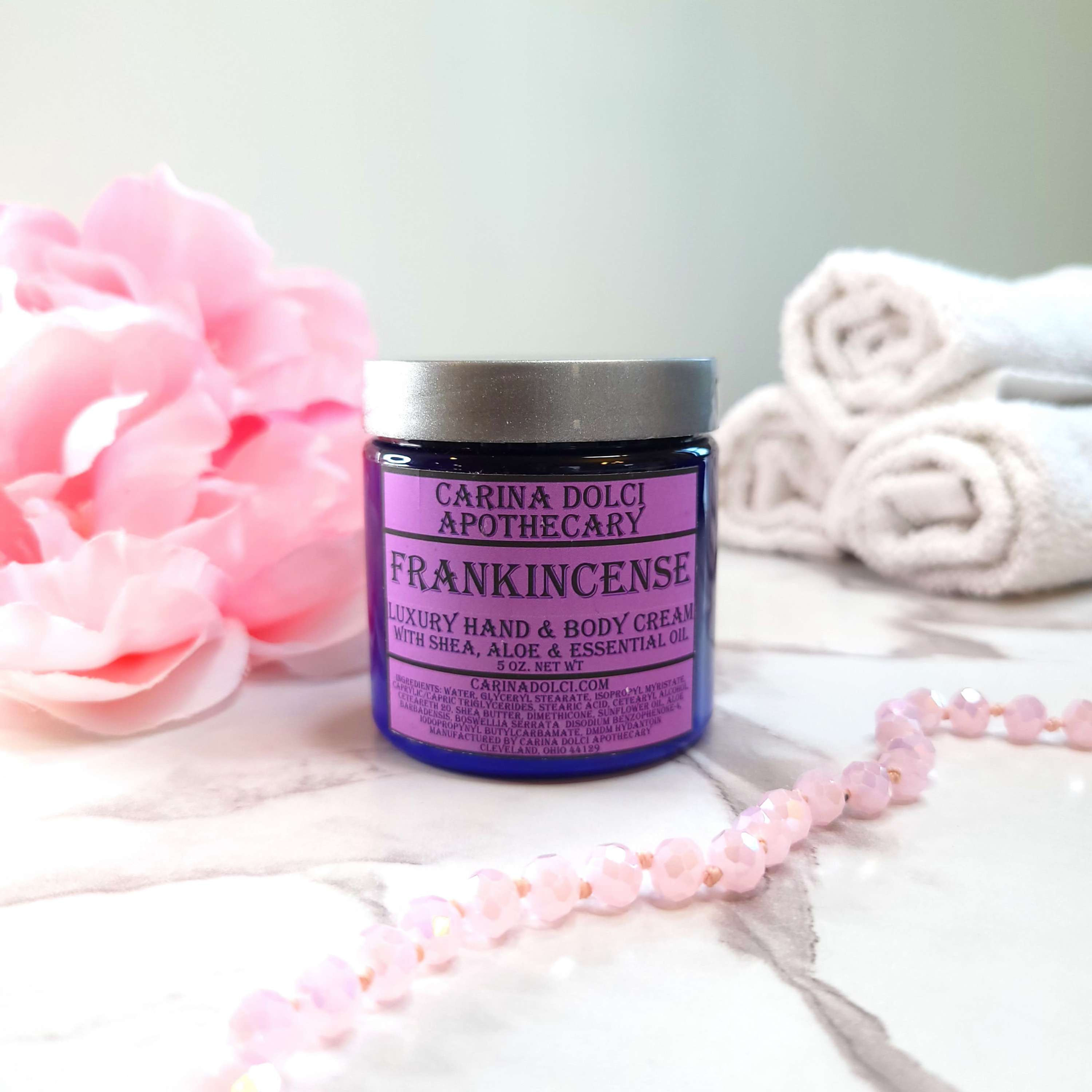 Frankincense | Aromatherapy Cream | 100% Pure Essential Oil