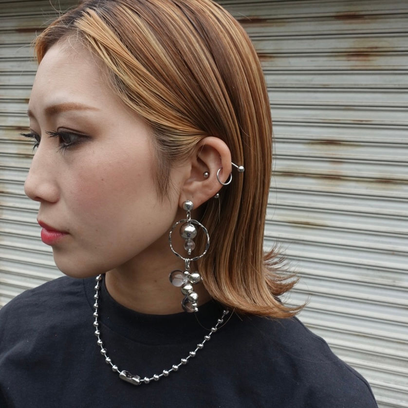 サムネイル： シルバーピアス/イヤリング/樹脂フック