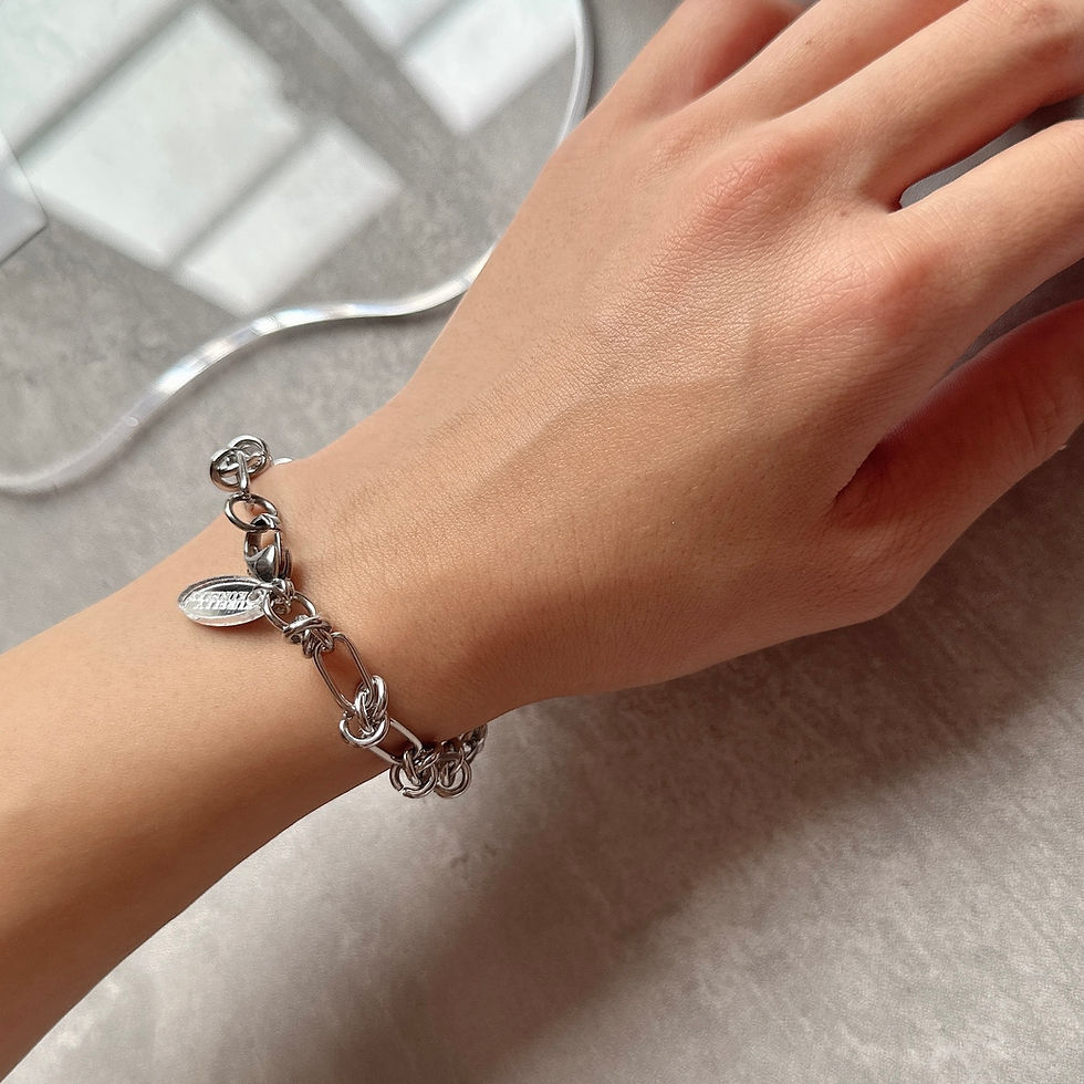 サムネイル： ステンレス　チェーンブレスレット