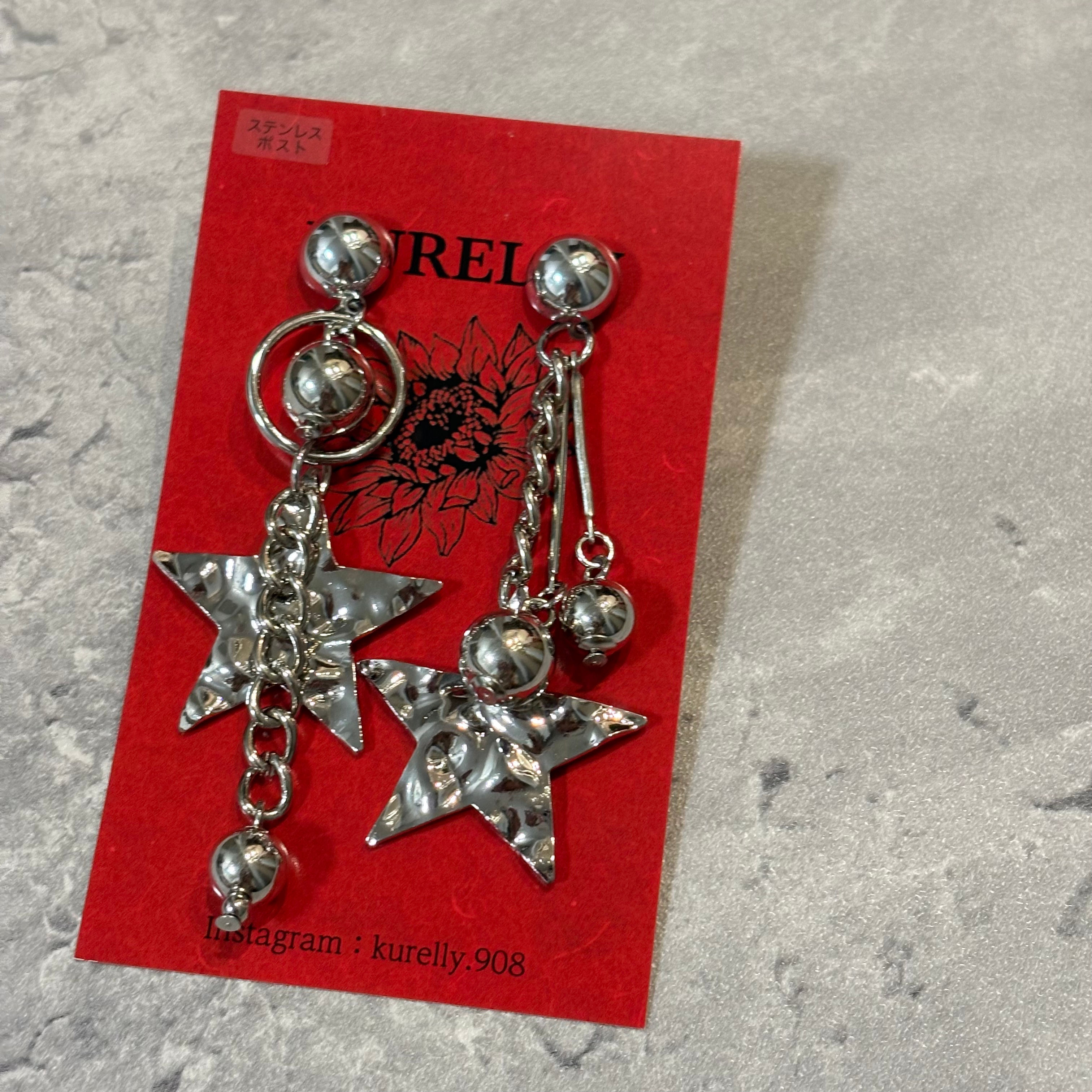 シルバーピアス/イヤリング/樹脂フック