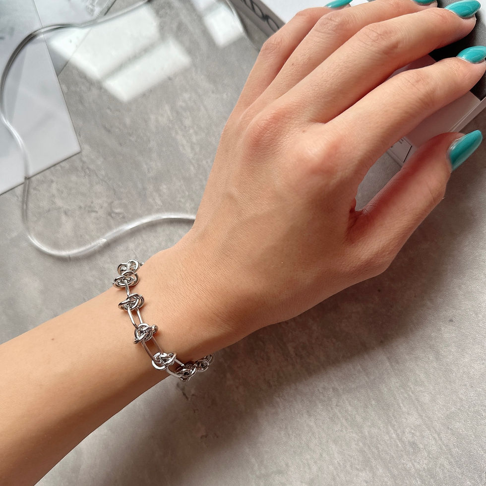 サムネイル： ステンレス　チェーンブレスレット