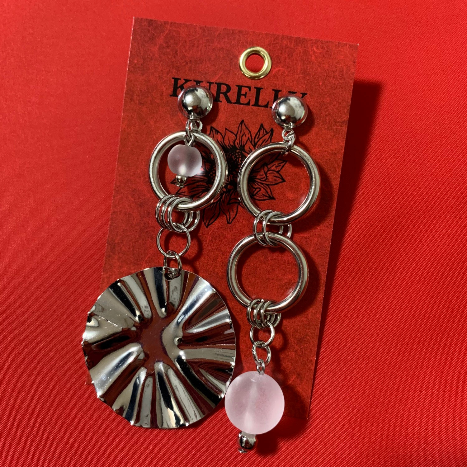 シルバーピアス/イヤリング/樹脂フック