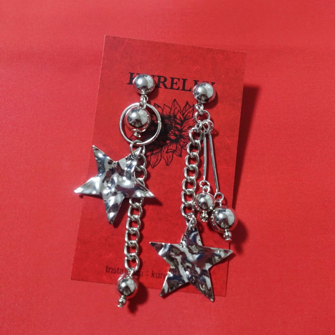 シルバーピアス/イヤリング/樹脂フック