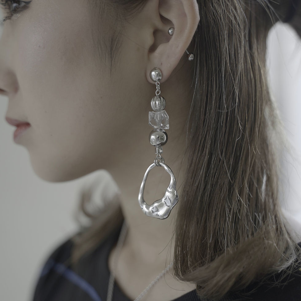 サムネイル： シルバーピアス/イヤリング/樹脂フック