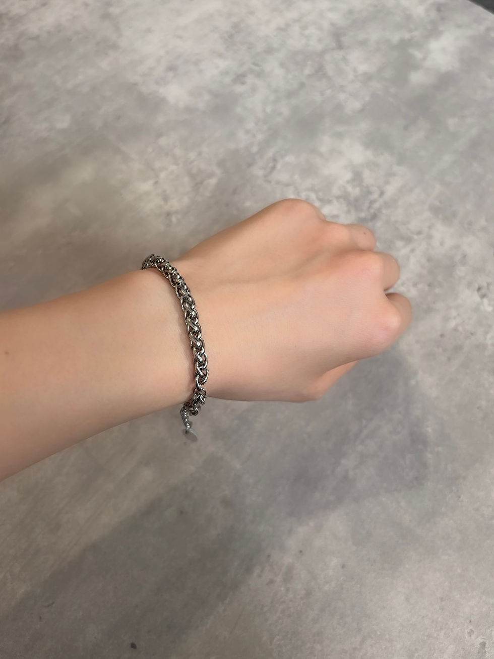 サムネイル： ステンレス　チェーンブレスレット