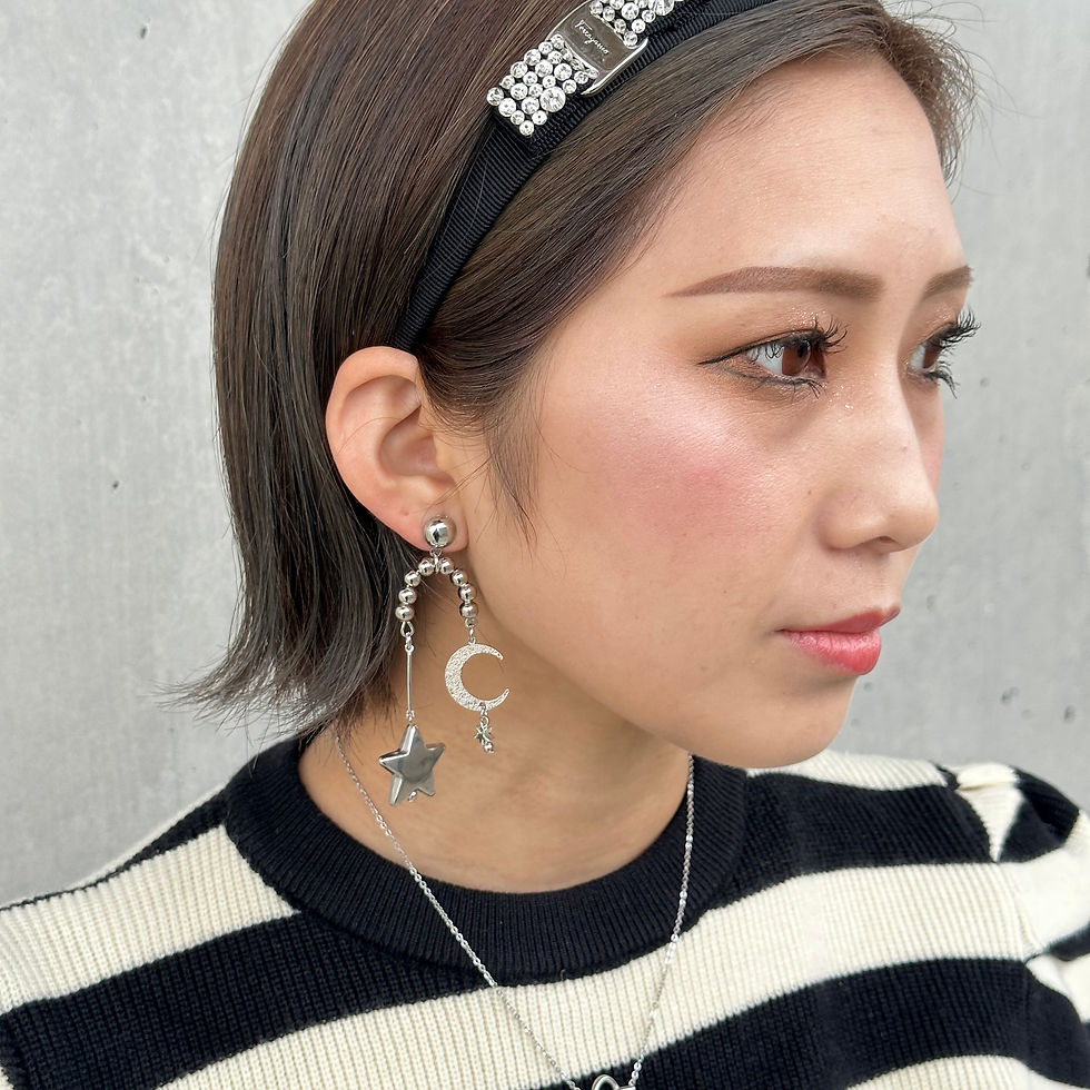 サムネイル： シルバーピアス/イヤリング/樹脂フック
