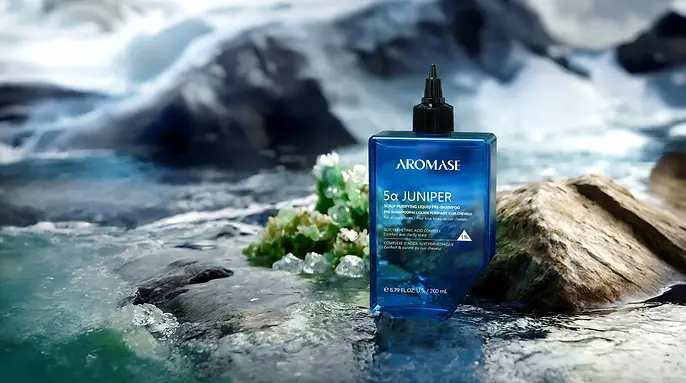 juniper pre shampoo banner-aromase scalp care.webp
