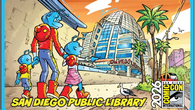 SDCC ‘26 San Diego’s Comic-Con library card welcomes everyone