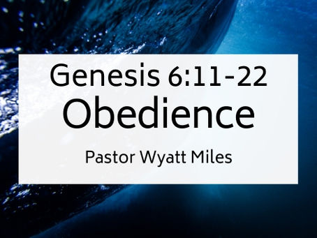 Genesis 6:11-22