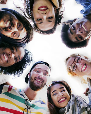 Group Students Smilling