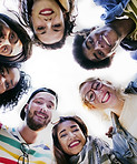Group Students Smilling