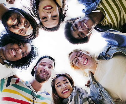 Group Students Smilling