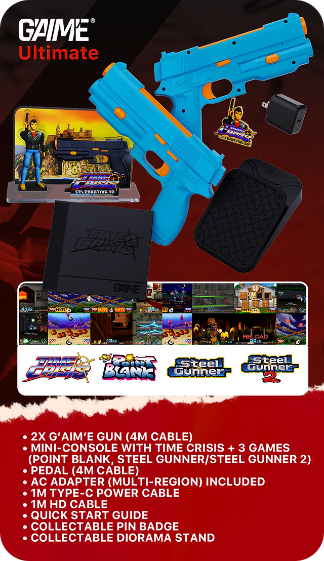 TIME CRISIS プラグアンドプレイガン This Is Going To Be AWESOME! Time Crisis Plug & Play Light Gun