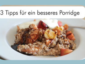 Porridge mit Früchten