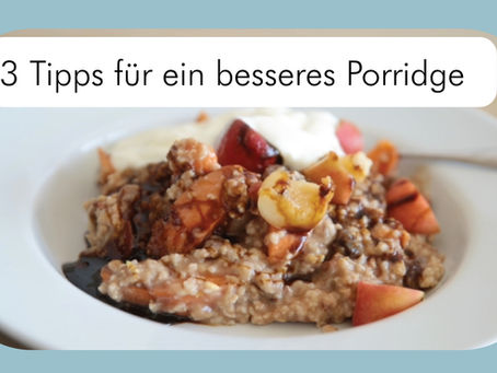 Porridge mit Früchten