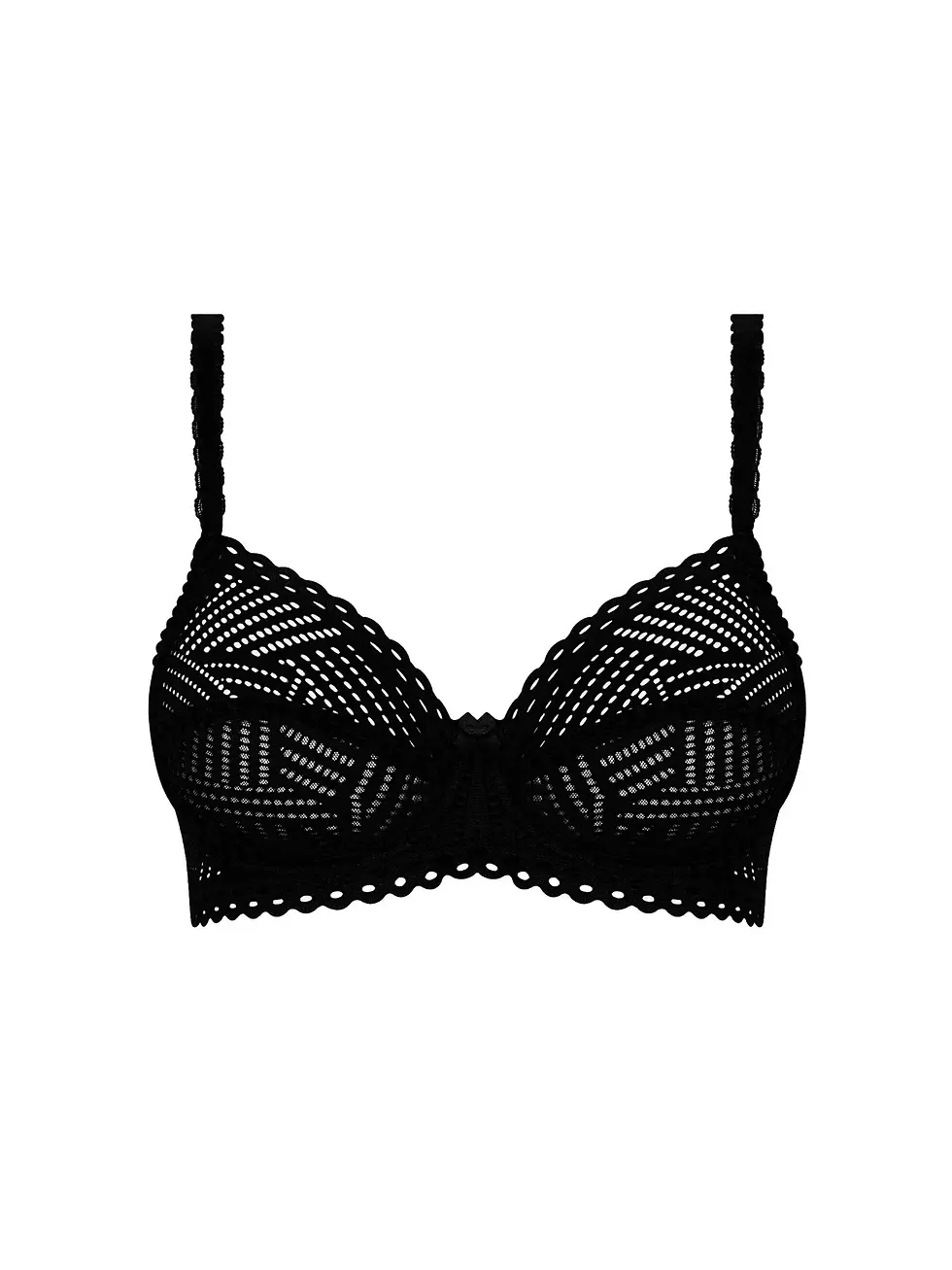 Miniature : Antigel Soutien-gorge Tressage Graphic Noir