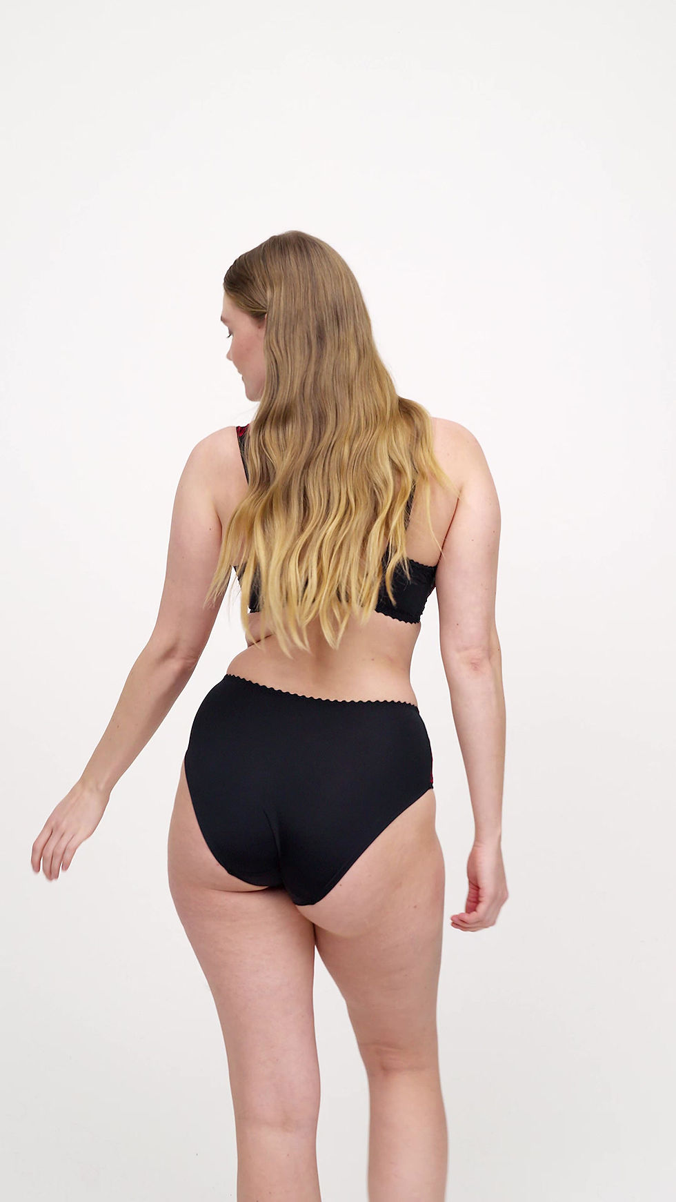 Miniature : Prima Donna Culotte Haute Springdale noir et rouge