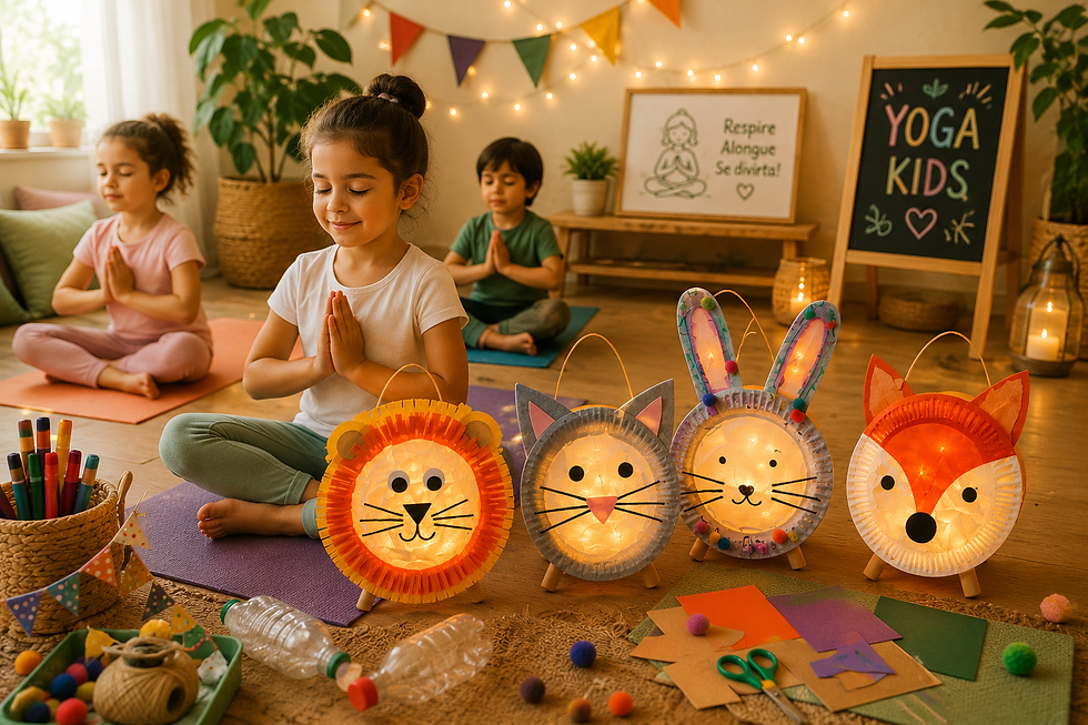 Yoga Kids + Oficina de Lanterna