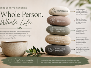 Counselling, Coaching, Spiritual Formation & More: What Integrative Practice Looks Like