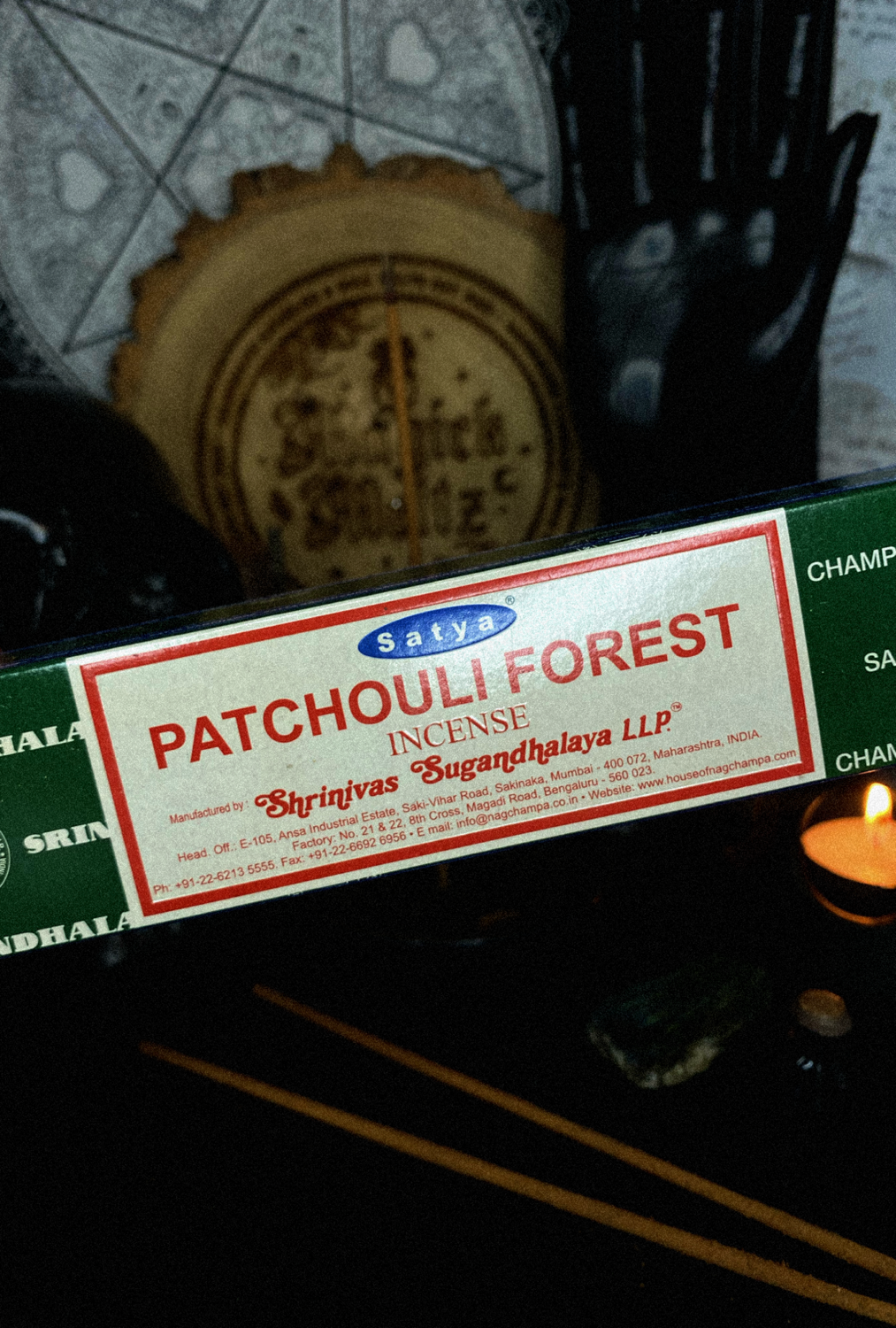 Satya Patchouli Forest Incense Sticks