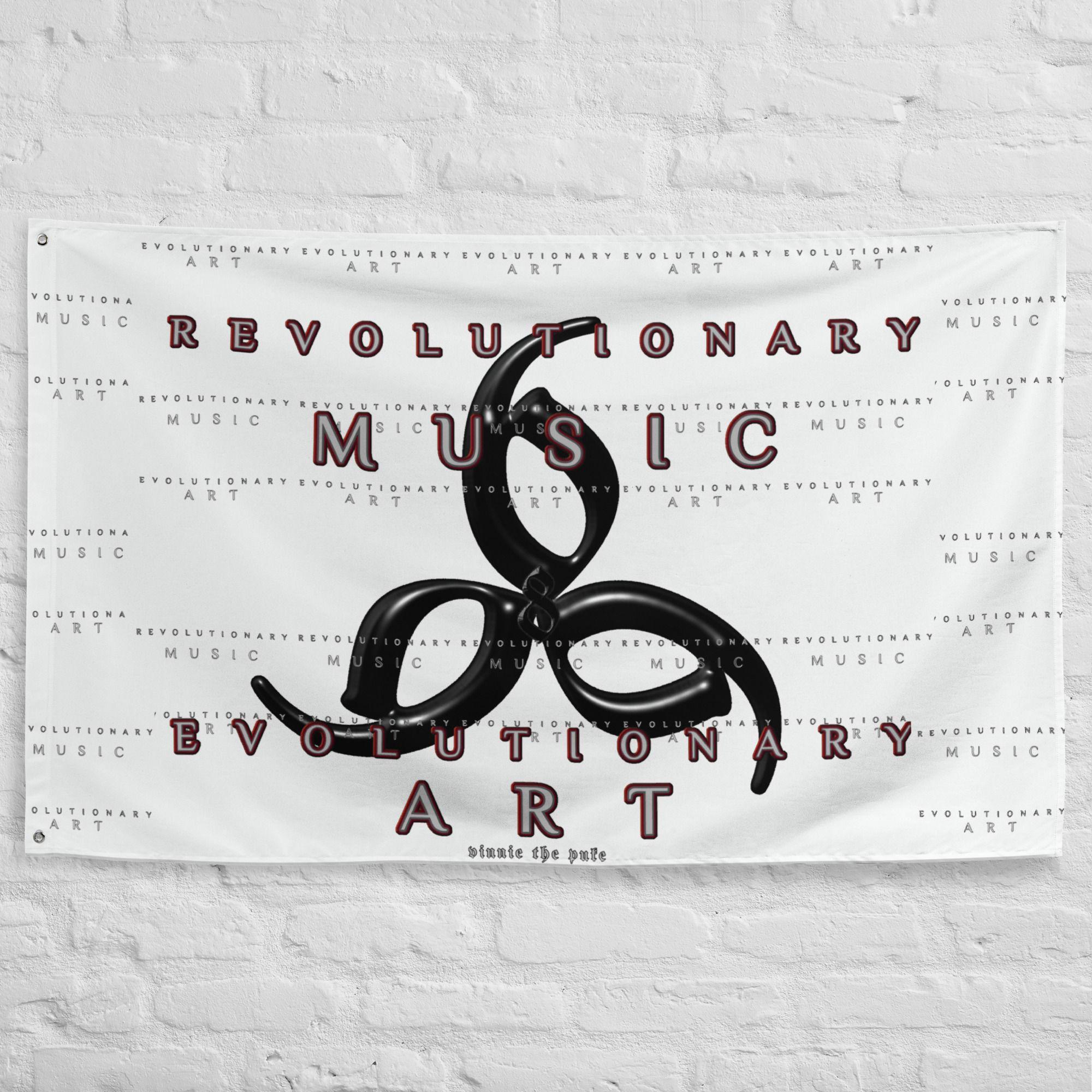 Flag Revolutionary Music Evolutionary Art