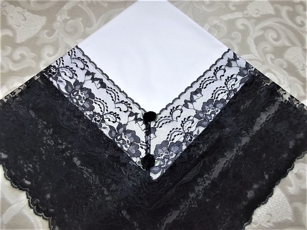 Thumbnail: White Cotton Lap Scarves