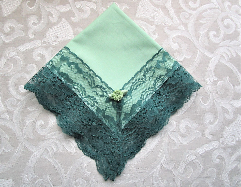 Thumbnail: Chartreuse Cotton Church Hankies