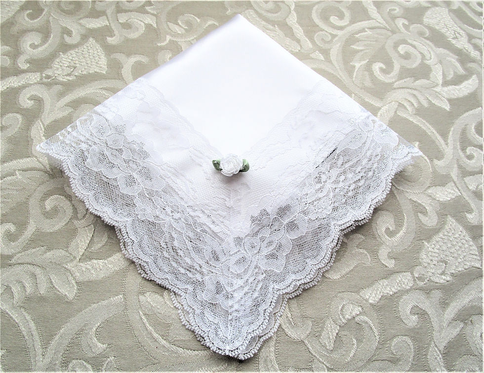 Thumbnail: White Satin Church Hankies