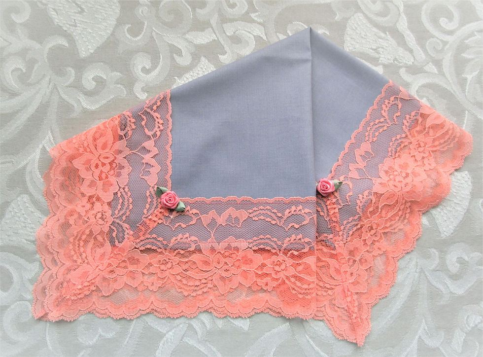 Thumbnail: Gray Cotton Church Hankies