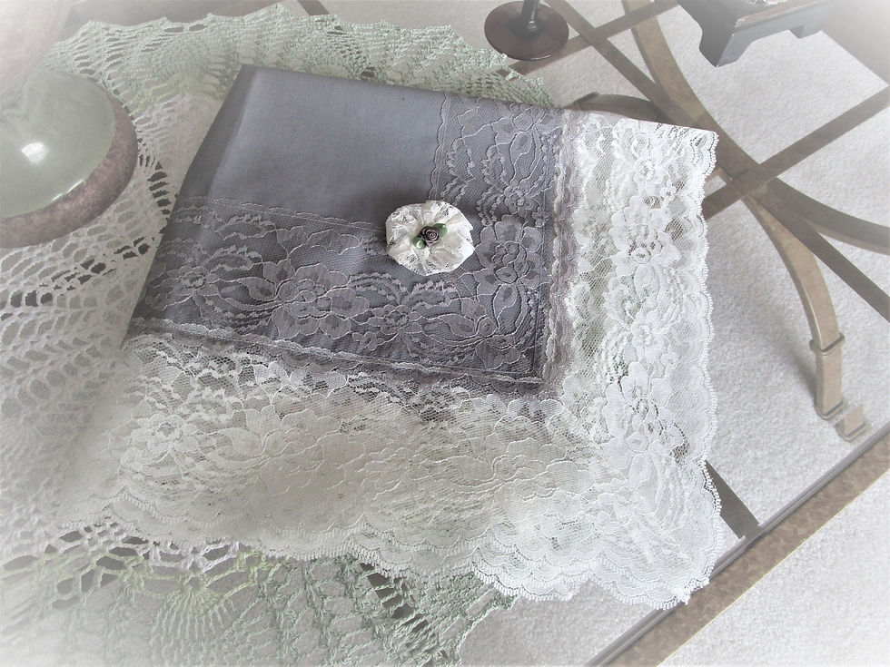 Thumbnail: Gray Cotton Lap Scarves