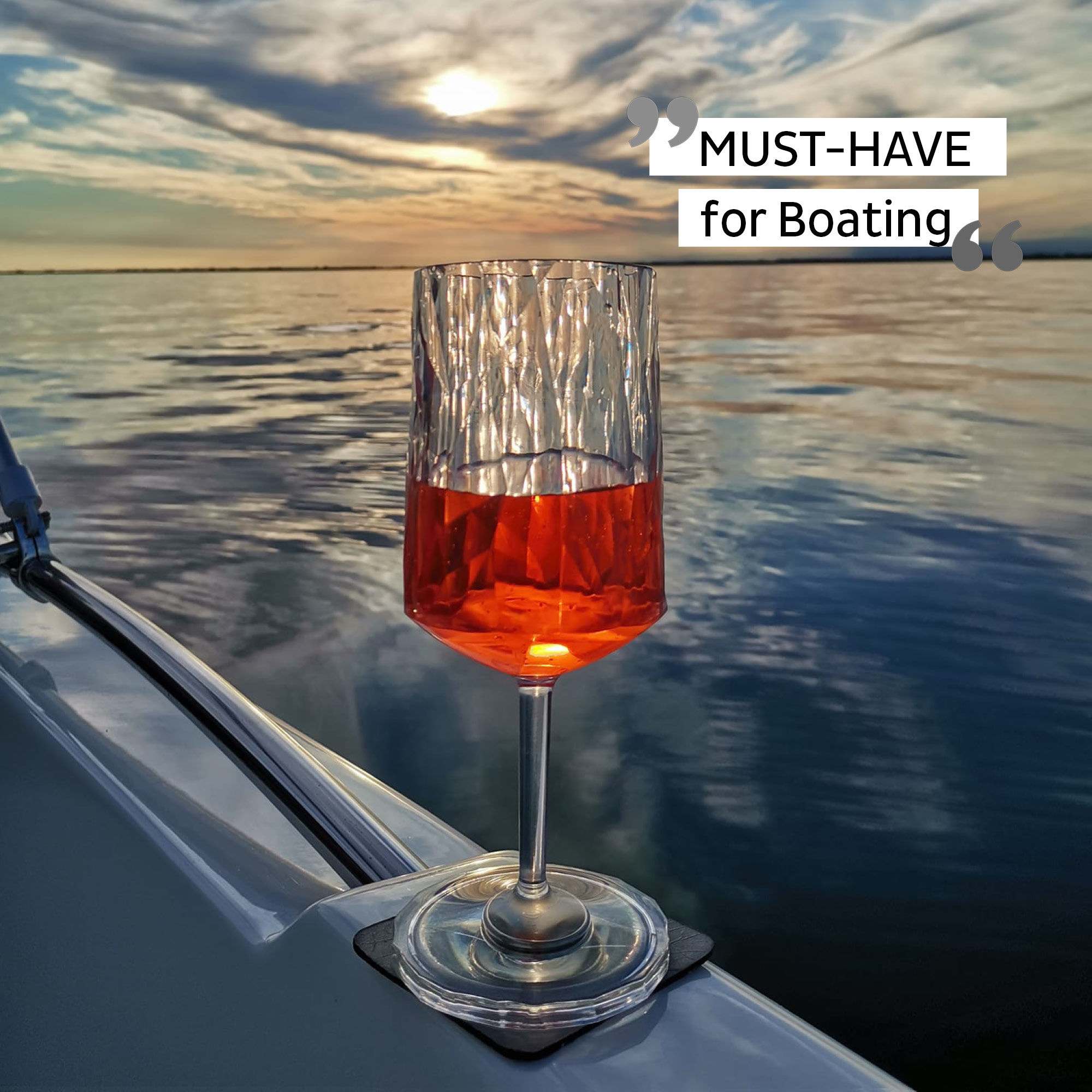 Magnetic Plastic Glass WINE 0,3 l 2 wine glasses 0,30 l with magnet