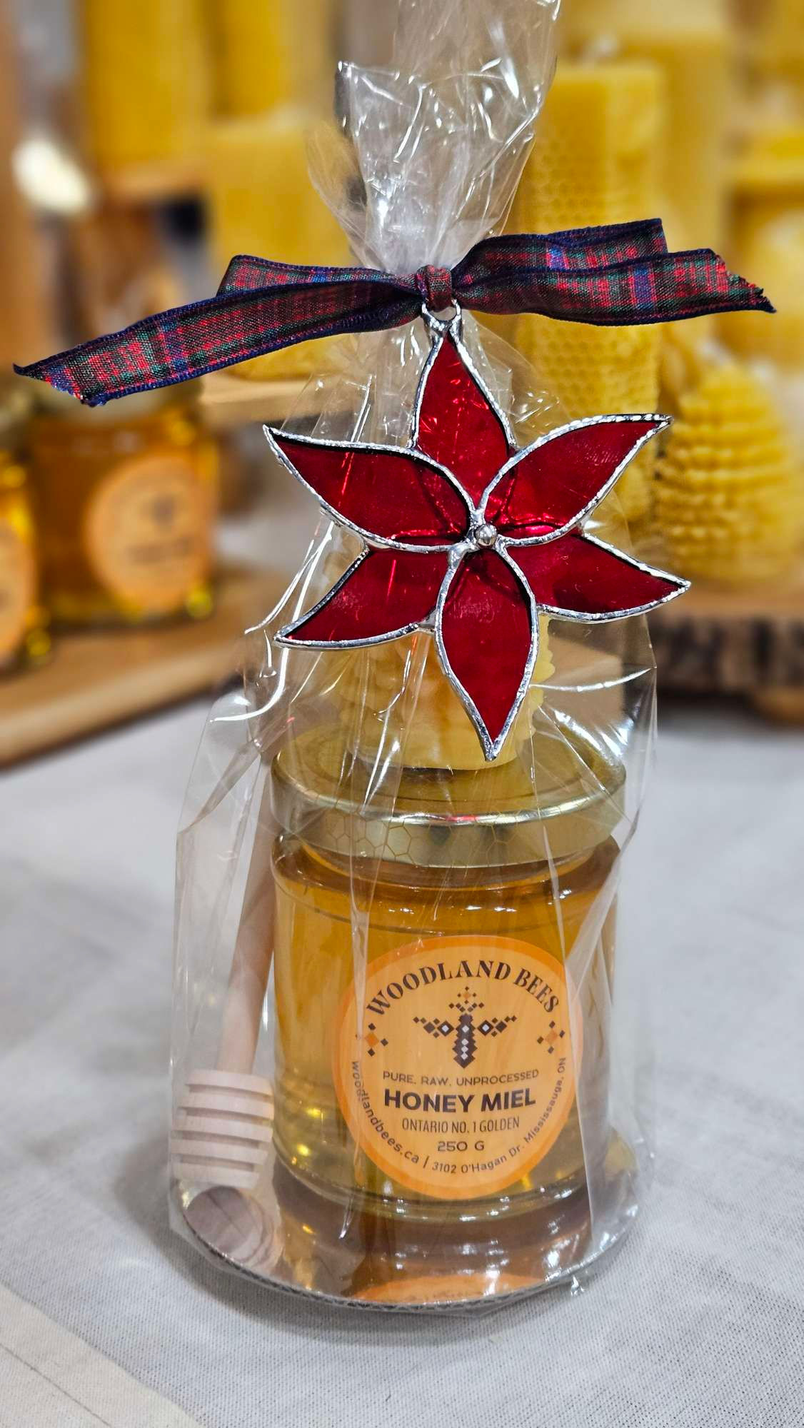 Glass Ornament & Candle Gift Set